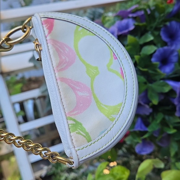 COACH Embroidered Floral & Signature Coin Purse Charm - Picture 4 of 9